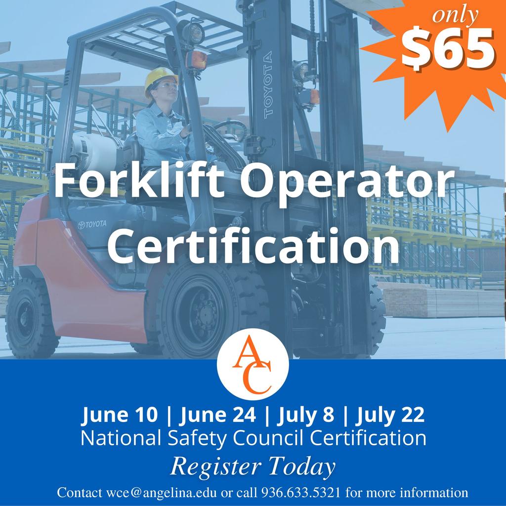 Forklift Operator Certification